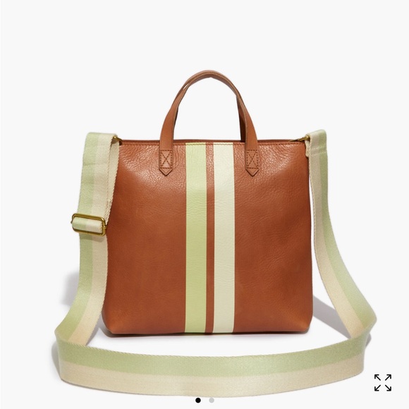 Madewell Striped Transport Crossbody - Picture 1 of 8